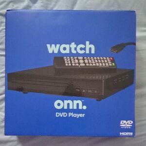 Blue DVD Player Box
